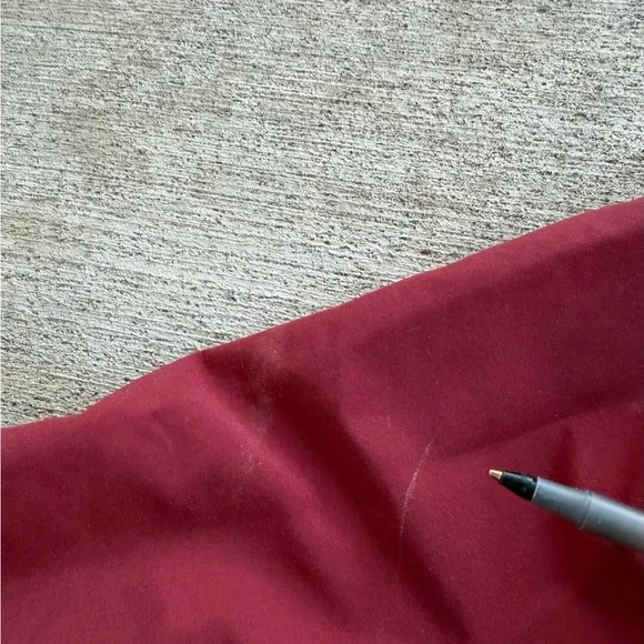 Vtg L.L. Bean Baxter State Parka Mens Large? Maroon Nylon Wool Lined Hooded USA